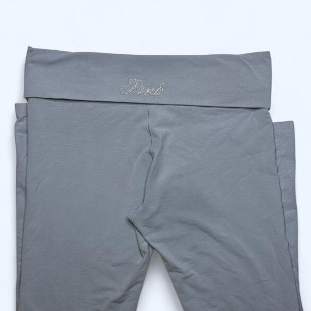Victoria's Secret PINK blue fold over leggings